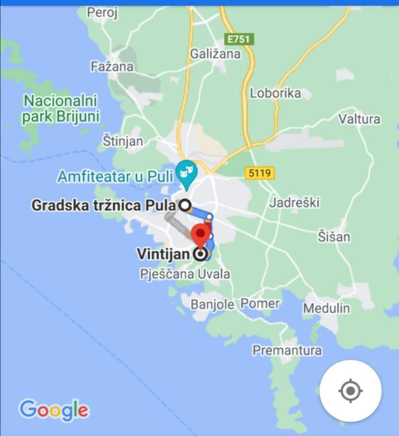 Cave With Free Parking Apartment Pula Bagian luar foto